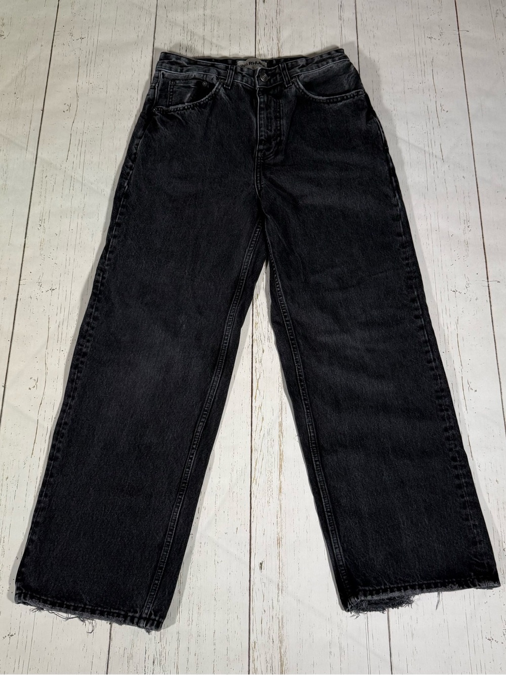 Zara RHUIGI Men's Black Straight Jeans Size 29.
